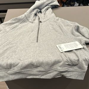 New with tags scuba oversized 1/2 zip hoodie Lululemon